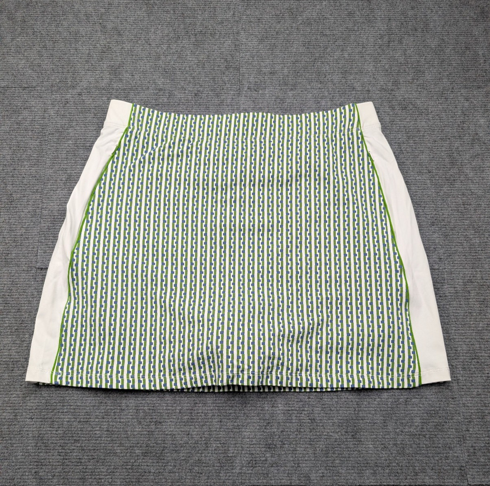 J McLaughlin Athletic Skirt Womens Large Lined Tennis Skort Athleisure Catalina